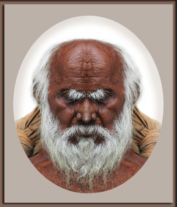 Creation of Portrait of the Guru: Step 4